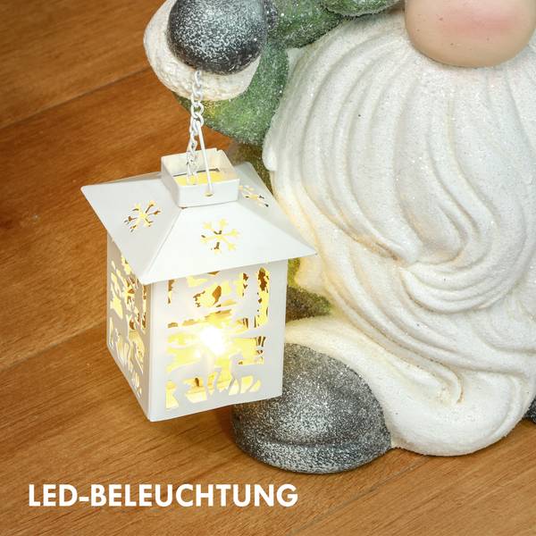 Weihnachtsfigur 844-994V00MX Grün - Metall - 21 x 42 x 28 cm