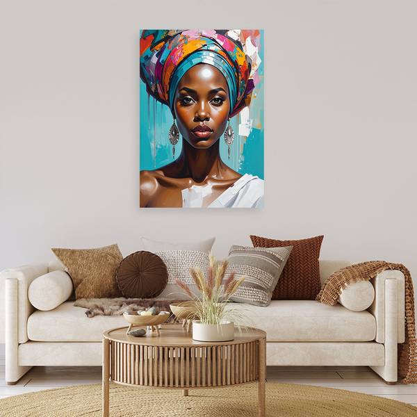 Wandbild Frau 40 x 60 cm