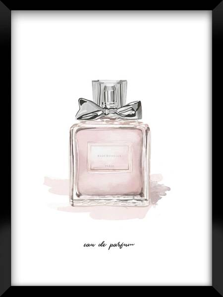 Bild IMAGE Pink - Weiß - Holzwerkstoff - Papier - Kunststoff - 30 x 40 x 1 cm