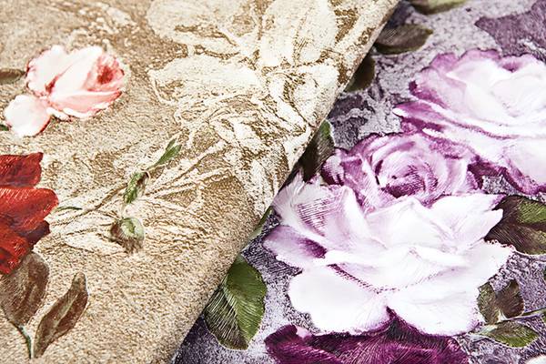 Vliestapete 9045-25 Violett - Textil - 106 x 1 x 1005 cm