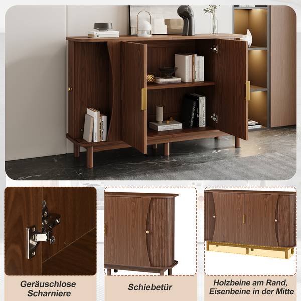 Sideboard Astraios Ⅴ Walnuss