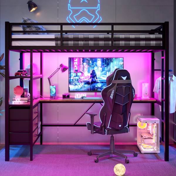 Kinderbett K-811 Schwarz