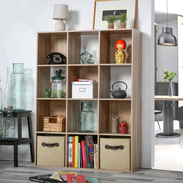 Regal 11717 Braun - Holzwerkstoff - 30 x 125 x 94 cm