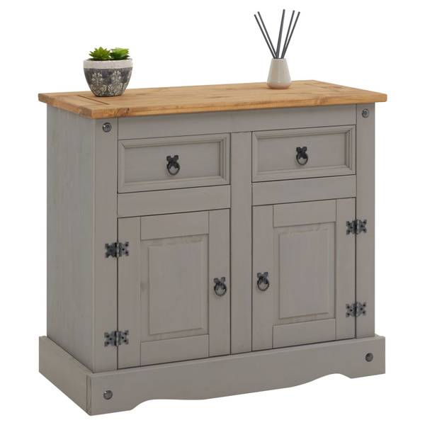 Anrichte RAMON Grau - Kiefer - 87 x 76 x 40 cm