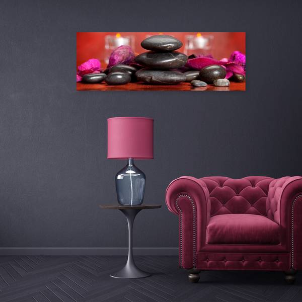 Wandbild steine zen 120 x 40 cm