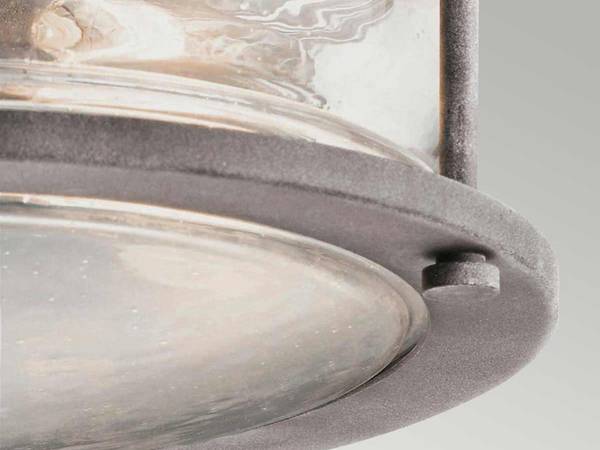 Industrial Deckenleuchte Anthrazit Ø30cm Anthrazit - Durchsichtig