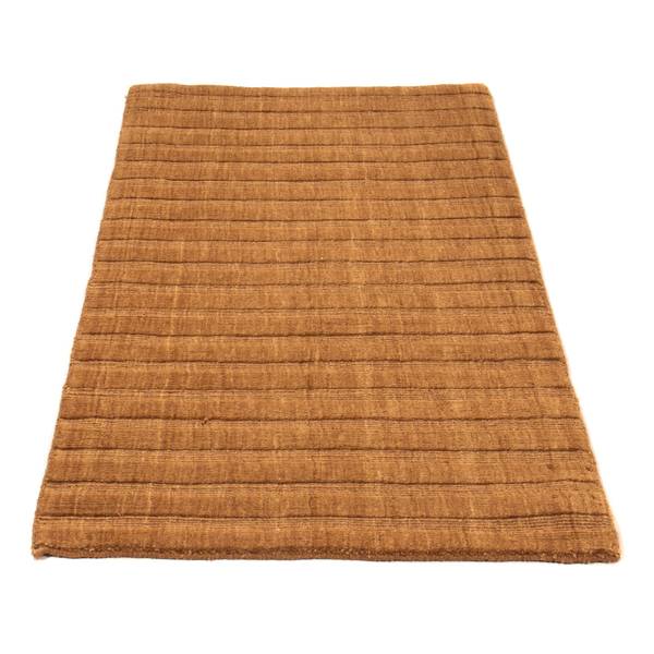 Kurzflorteppich Naturals Braun - Wolle - 75 x 2 x 142 cm