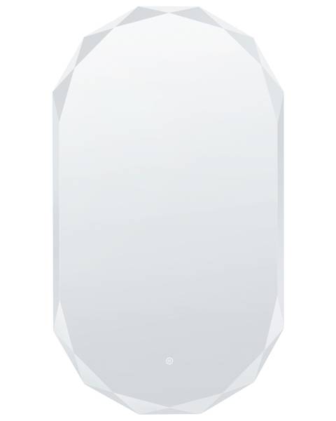 Badezimmerspiegel ANIZY Silber - Bambus - 62 x 110 x 4 cm