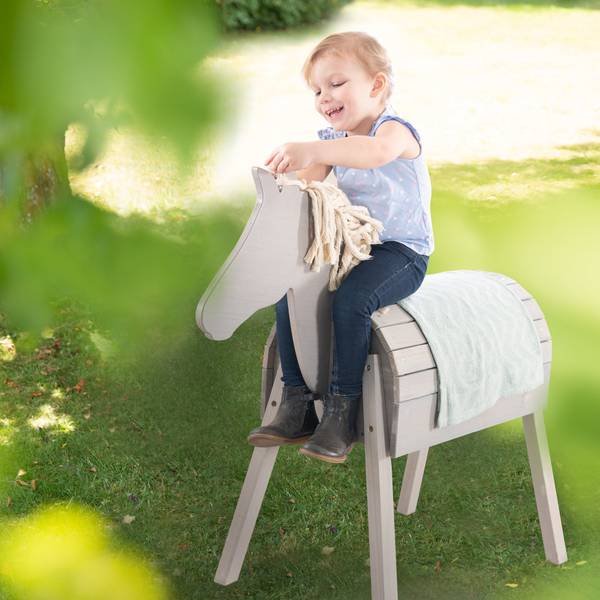 Spielpferd Outdoor Sheddie Grau