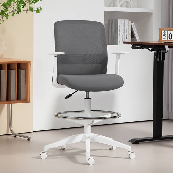 Bürostuhl 921-769V00GY Grau - Textil - 58 x 121 x 62 cm