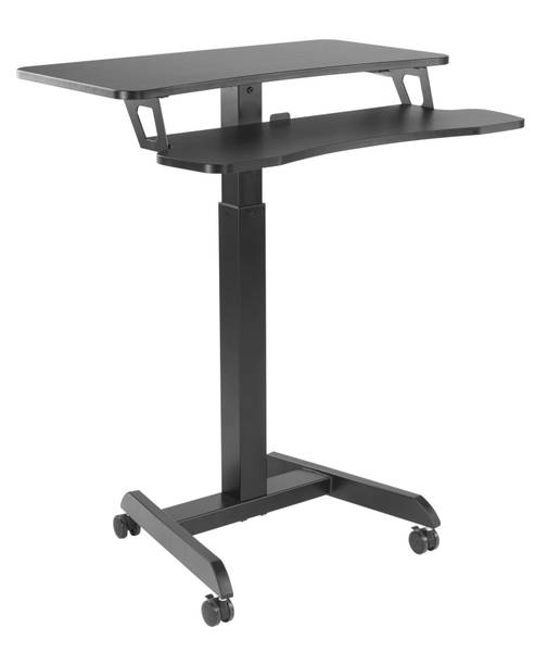 Laptoptisch LUMFWS07-7_ZWART Schwarz - Stahl - 80 x 120 x 63 cm