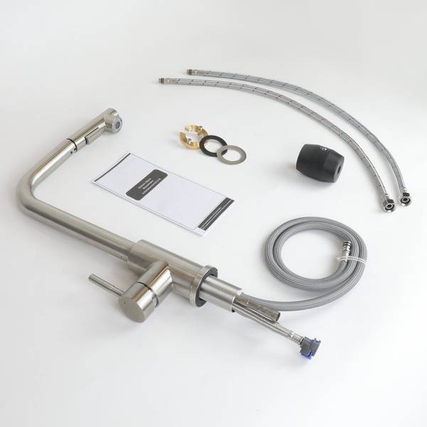 Keukenkraan Moment zilver