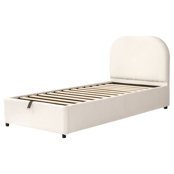 Lit d’enfant Zoom Ⅰ Beige - Bois manufacturé - 98 x 100 x 213 cm