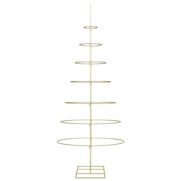 Metall Weihnachtsbaum 3031926 Gold - 85 x 210 x 95 cm