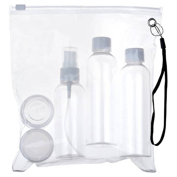 Reiseflaschen 5-tlg. Set 489319 Kunststoff - 4 x 19 x 18 cm