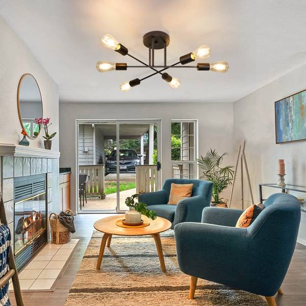 Deckenleuchte andet Schwarz