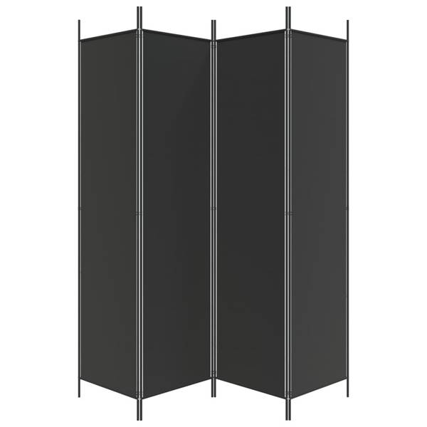 Raumteiler 3015997-2 (4-teilig) Schwarz