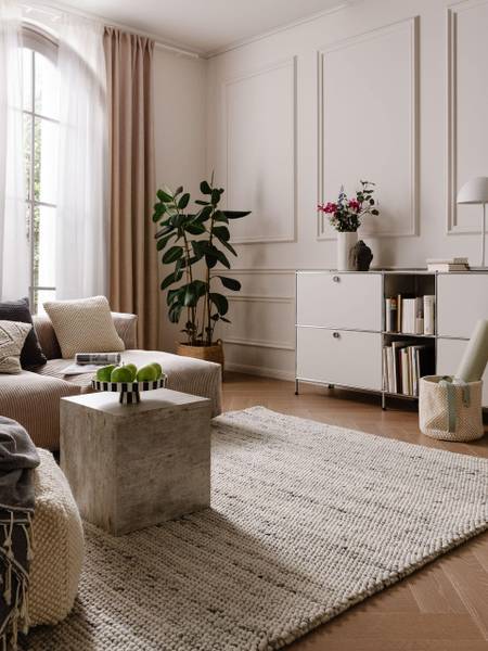 Tapis de laine Beads 80 x 150 cm