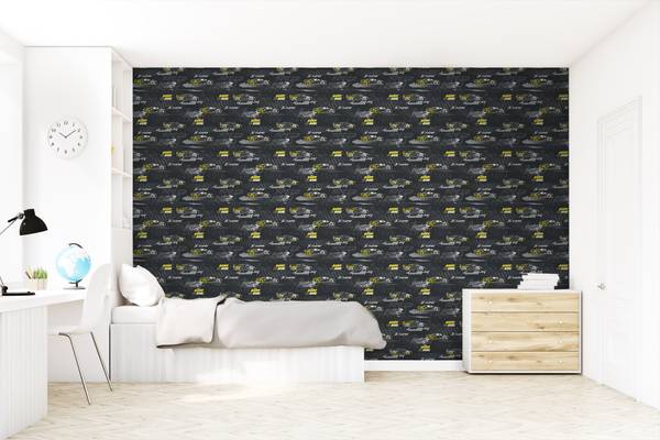 Tapete 935365 Gelb - Papier - 50 x 900 x 50 cm