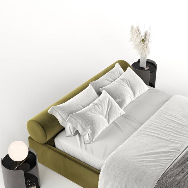Polsterbett SOLVO mit Stauraum Kronos Grün - Liegefläche Breite: 160 cm