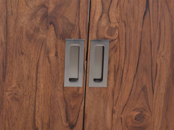 Waschbeckenunterschrank Bhatang Braun - Teakholz - 65 x 60 x 35 cm