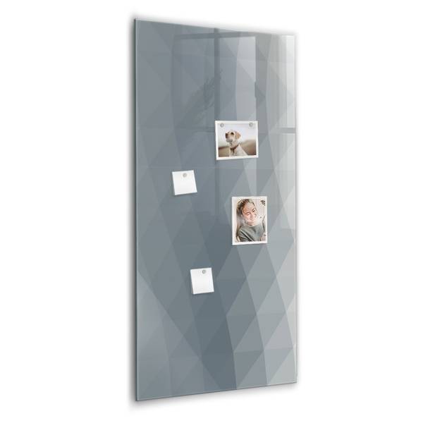 Glas Magnettafel Urban Stile Wellen 60 x 120 cm