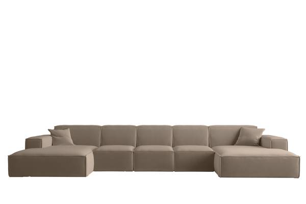 Wohnlandschaft CELES PREMIUM XL Opera Sandbraun