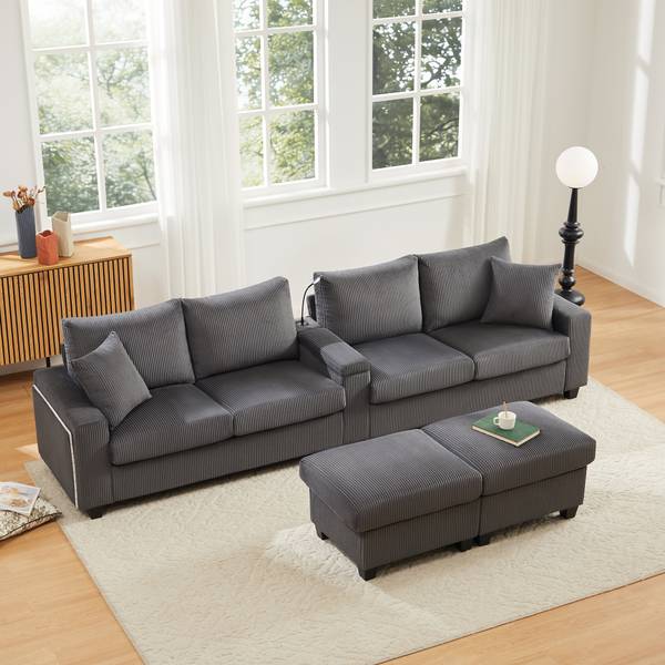 Ecksofa GLOWCHANGE Ⅳ Grau