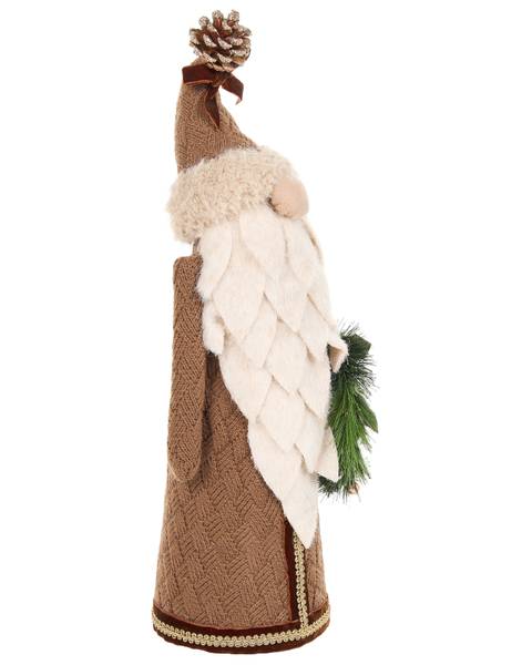 Dekoobjekt PITEA 2-tlg Beige - Braun - Naturfaser - 18 x 44 x 12 cm