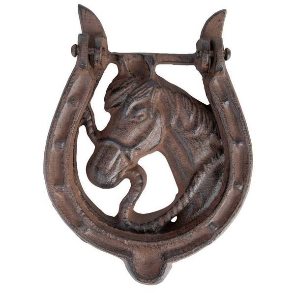 Hufeisen Türklopfer Metall - 12 x 16 x 3 cm