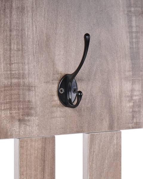 Schoenenkast DENILIQUIM bruin - plaatmateriaal op houtbasis - 80 x 170 x 35 cm
