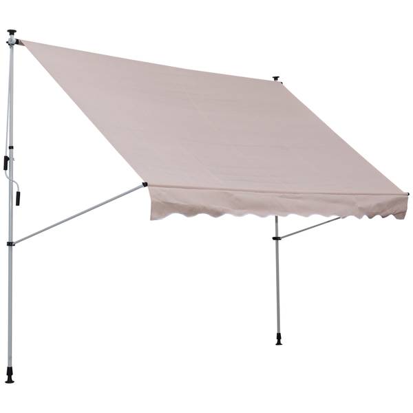 Markise 840-182CW Weiß - Kunststoff - 150 x 280 x 200 cm