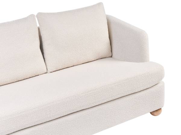Sofa RATTVIK 4-tlg Braun - Weiß - Naturfaser - 162 x 86 x 82 cm
