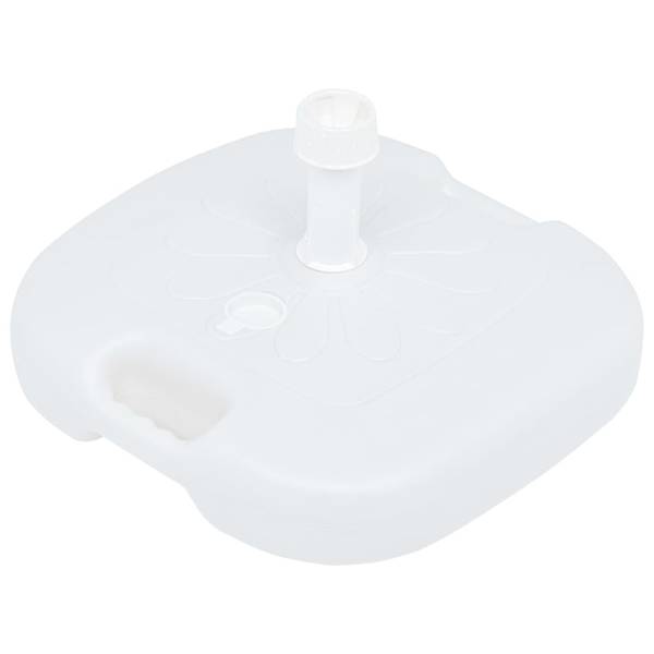 Base de parasol 48773 Blanc - Matière plastique - 45 x 26 x 45 cm