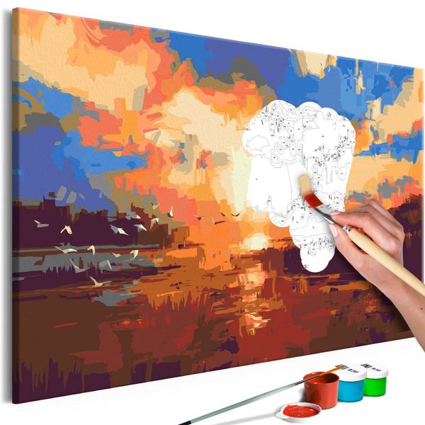 Wandbild Malen nach Zahlen Natur Got kaufen | home24