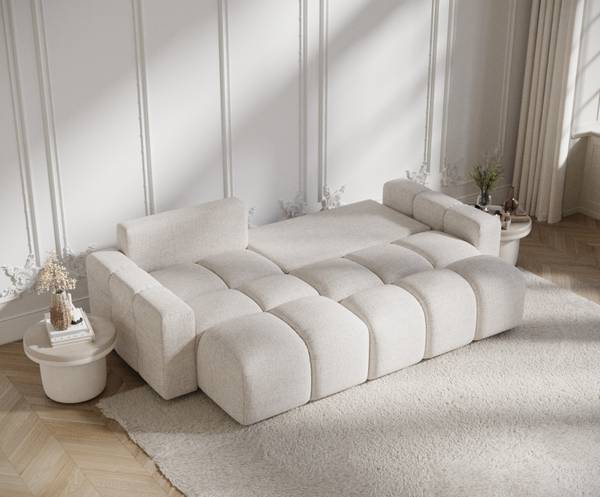 Ecksofa mit Schlaffunktion Ucci Beige