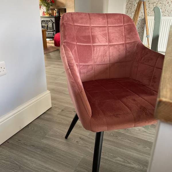 Esszimmerstuhl Camden, 2-teilig Pink