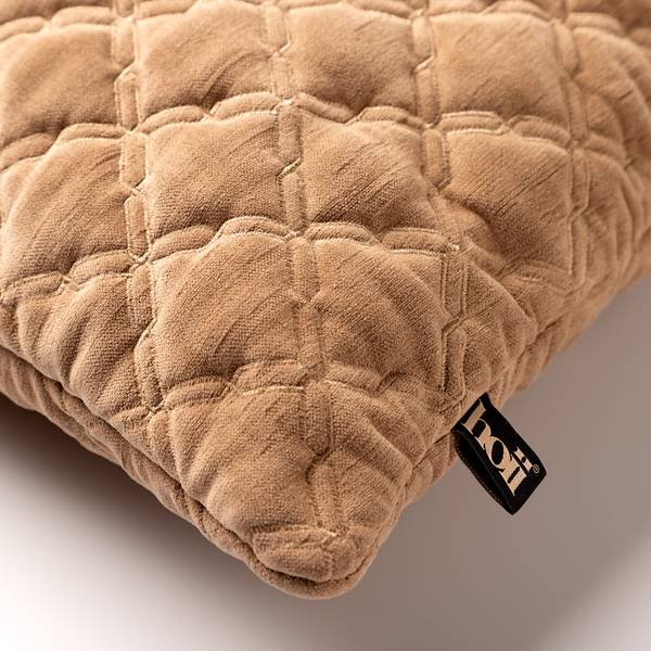 Dekokissen Adele Braun - Polyester - 45 x 45 x 10 cm