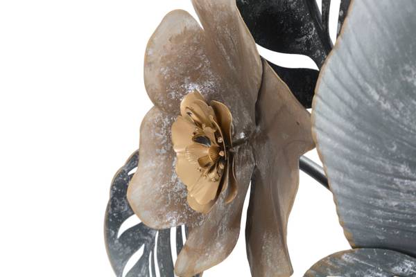 Wanddekoration Greys B Metall - 10 x 48 x 84 cm
