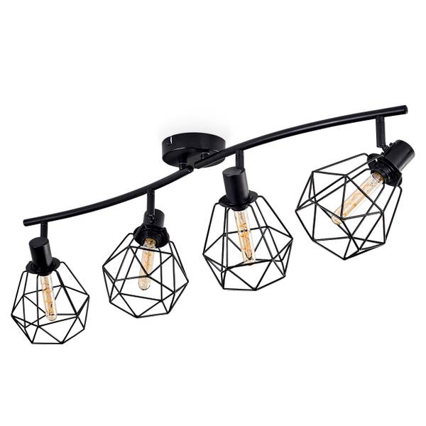 Deckenleuchte Campo 42 x 14 x 47 cm - Flammenanzahl: 4 - Metall