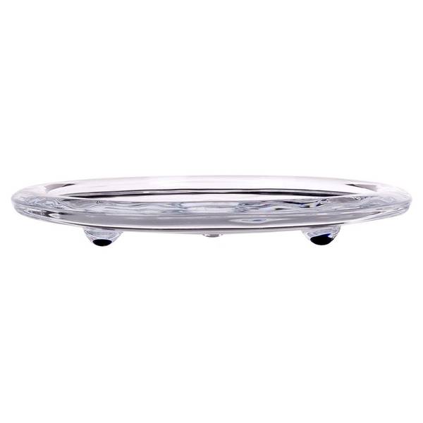 Kerzenuntersetzer Glas 10 cm Glas - 10 x 2 x 10 cm
