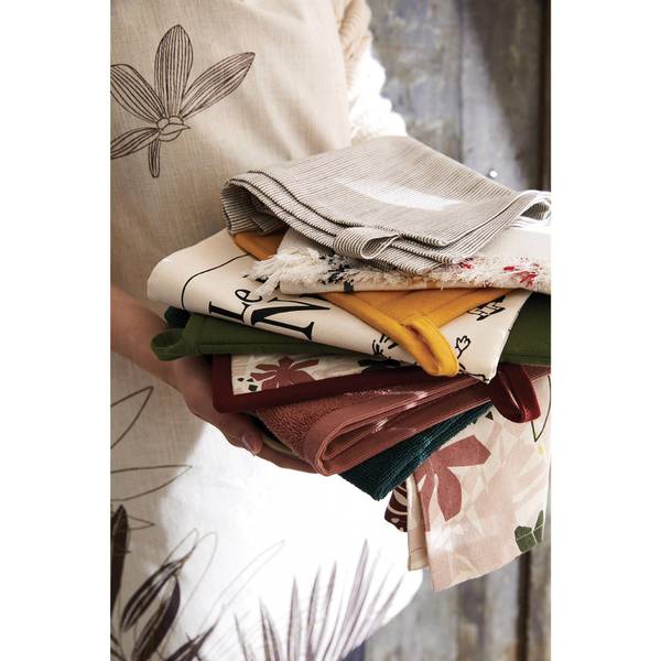 Geschirrtuch Moana Beige - Textil - 50 x 1 x 70 cm