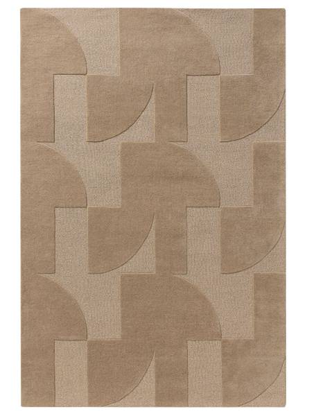 Handgetufteter Wollteppich Logan 160 x 230 cm