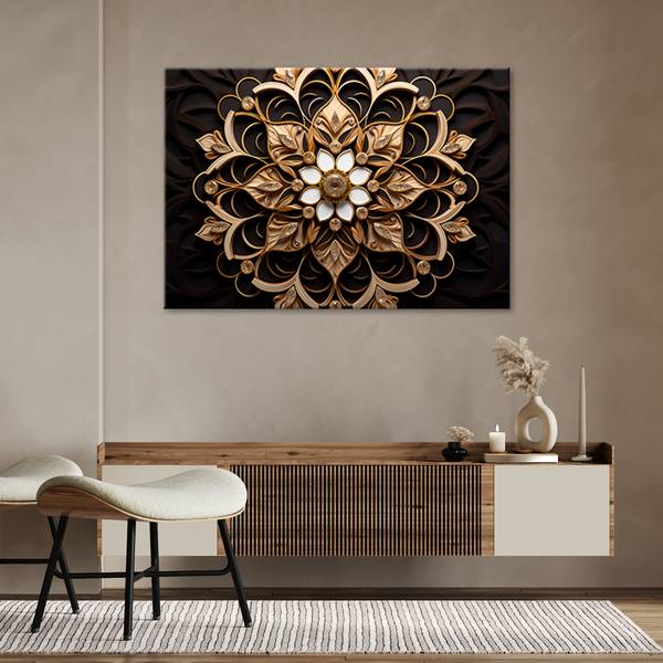 Canvas schilderij Mandalas 120 x 80 cm