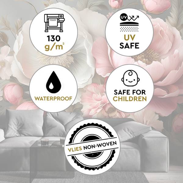 Fototapete Natur Laubblumen 300 x 210 cm