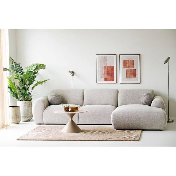 Stehlampe Paris Silber - Stahl - 25 x 150 x 25 cm
