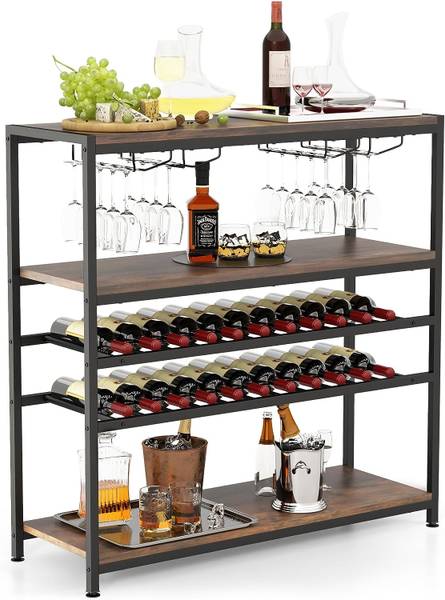 Weinregal mit Glashalter & Regalen kaufen