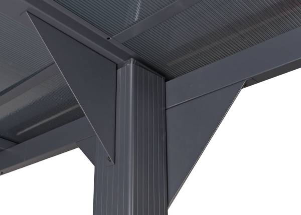 Alu-Carport O23 Anthrazit