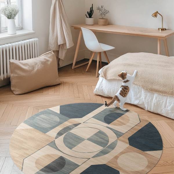 Vinyl Teppich Retro-Geometrie 282024 50 x 50 cm