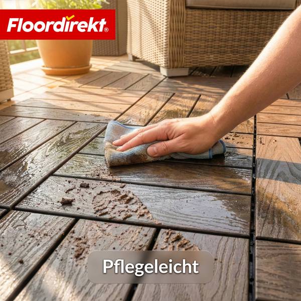 Terrassenfliese Noble 3D Braun
